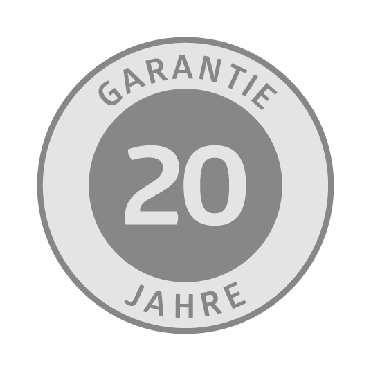 Button 20 Jahre Garantie