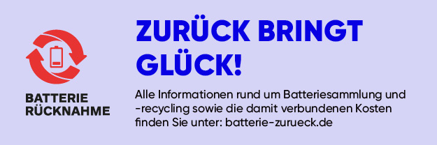 Informationen zur Batterie-Zurücknahme