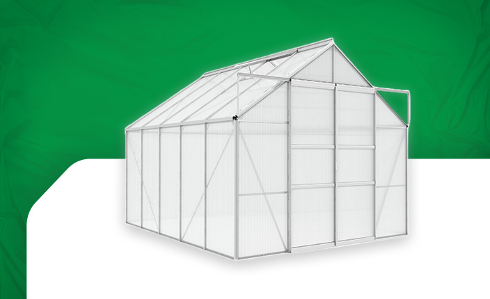 Eine Abbildung von einem Gewächshaus