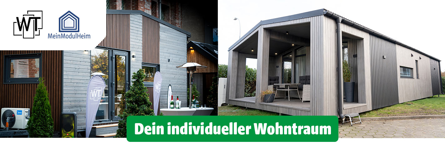 Zwei moderne Wanderlust-Tinhouses in einem Bild