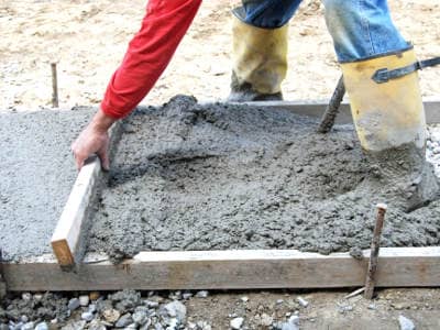 Gartenhaus-Fundament