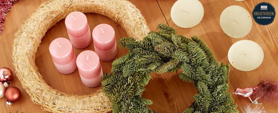 Adventskranz Bastelset