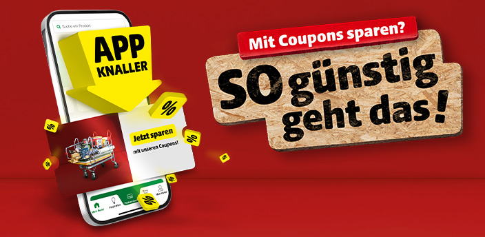 Mit unseren App Coupons kann man in der App sparen