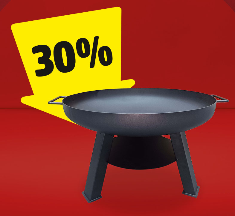 Beim Kauf einer Feuerschale mit unseren App Coupons sparen