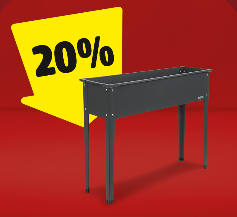 Beim Kauf eines Hochbeetes mit unseren App Coupons sparen