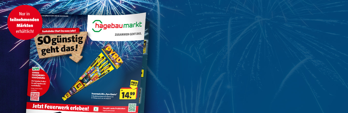 Abbildung eines blätterbaren Prospekts mit Feuerwerkartikeln