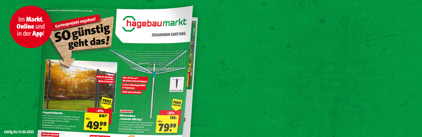 Werbebeilage mit Rabattierten Artikeln
